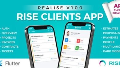 REALISE RISE CRM Customer Mobile App Source