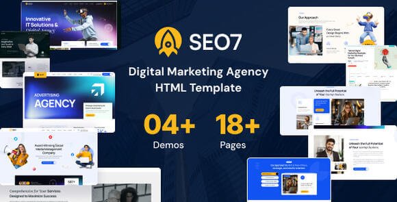 SEO7 SEO and Digital Marketing Agency HTML Template