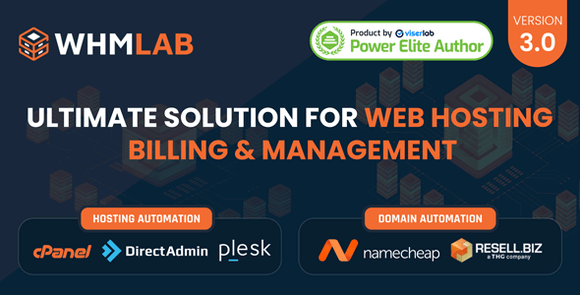 WHMLab Ultimate Solution for WebHosting Billing and Management Script