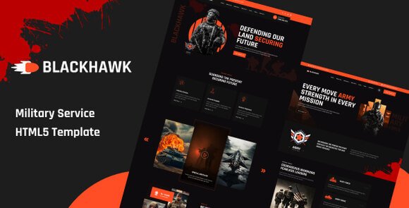 BlackHawk Military Service HTML5 Template