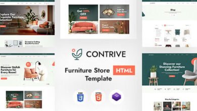 Contrive Furniture Store HTML Template