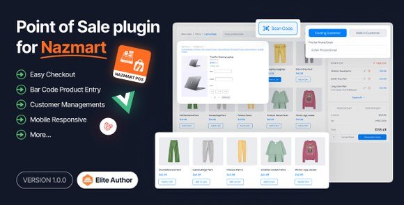 POS Plugin Nazmart Multi-Tenancy eCommerce Platform