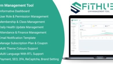 FitHub SaaS Gym Management Tool Script