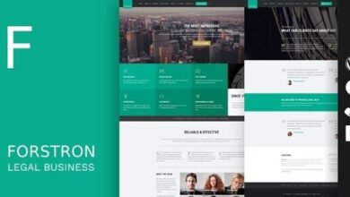 Forstron Legal Business WordPress Theme