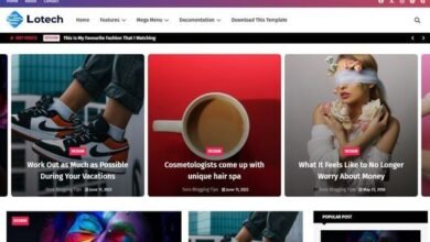 LoTech Gadget and Review Blogger Template
