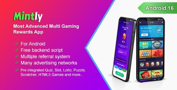 Mintly Advanced Multi Gaming Rewards App Source
