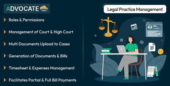 AdvocateGo SaaS - Legal Practice Management